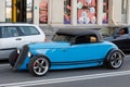 Blue Factory FiveÃ¢â¬â¢s Ã¢â¬â¢33 Hot Rod on the street in the city